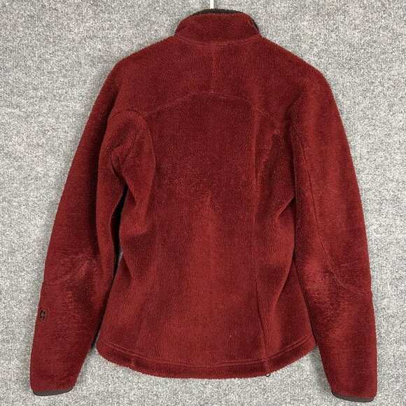Vintage Patagonia Women's R2 Regulator Polartec Maroon Jacket Medium Fleece - Picture 2 of 11